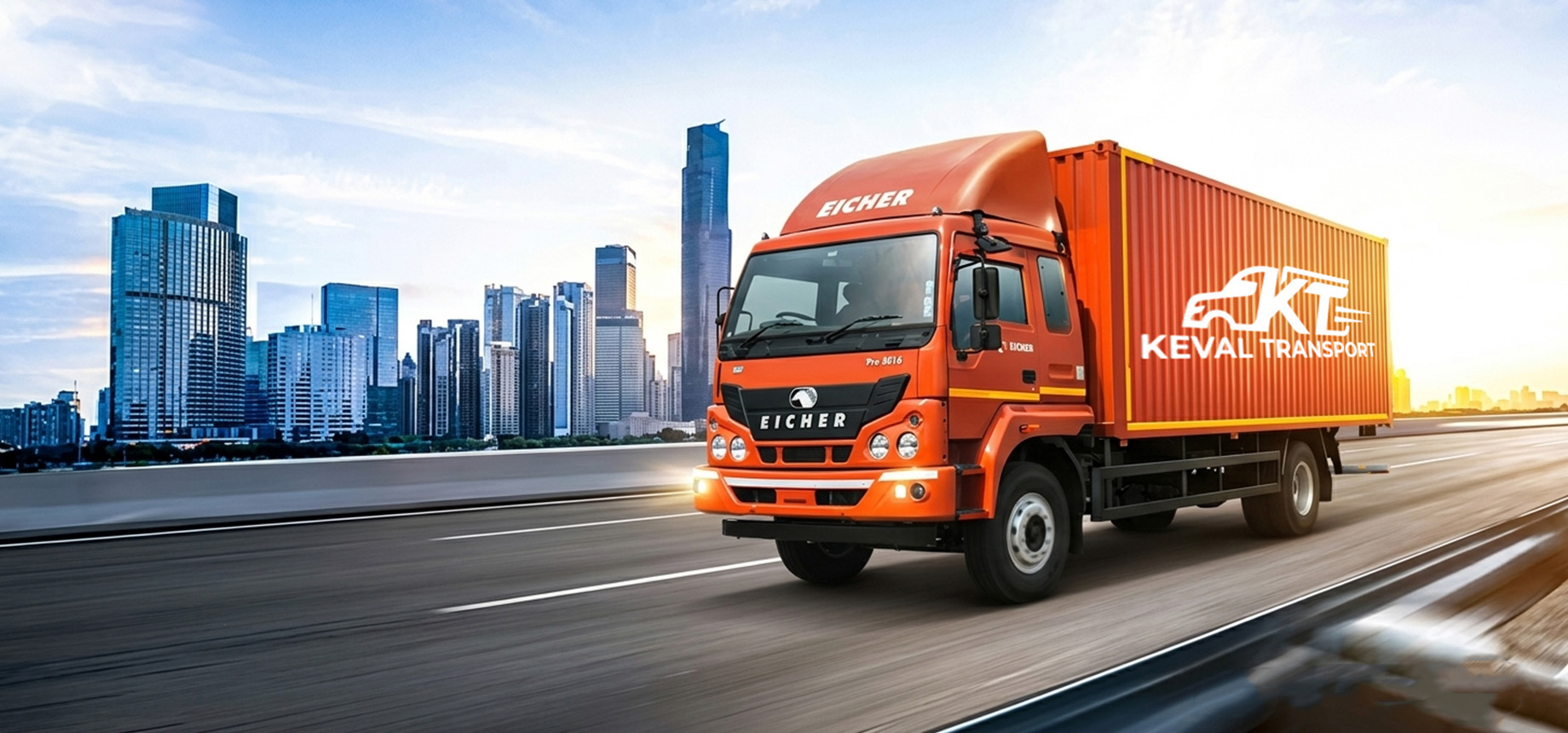 Professional transport service in Ahmedabad with modern truck fleet