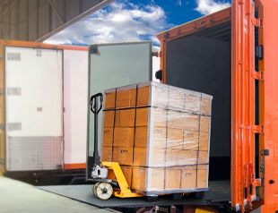 Receiving cargo packages for transportation and logistics
